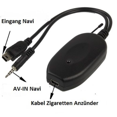 Funk-Rückfahrkamera Empfänger Receiver für DRIVE Navigationsgeräte Funk-Rückfahrkamera Empfänger Receiver für DRIVE Navigationsgeräte