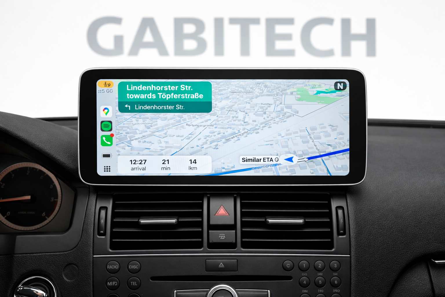 Für MERCEDES BENZ C klasse W204 NTG4.0 2007-2010. Qualcomm 12.3" Android 14 Autoradio GPS Navi Drahtlos Carplay und Android Auto. 8GB RAM 128GB ROM
