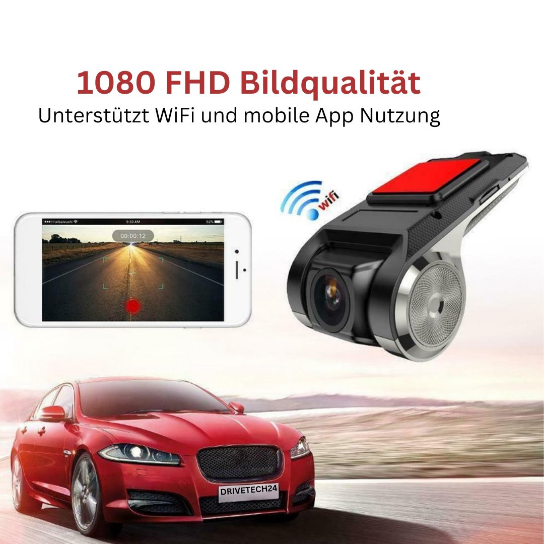 HD Dashcam Kamerarecorder DVR ADAS G-Sensor USB für alle Android Navis