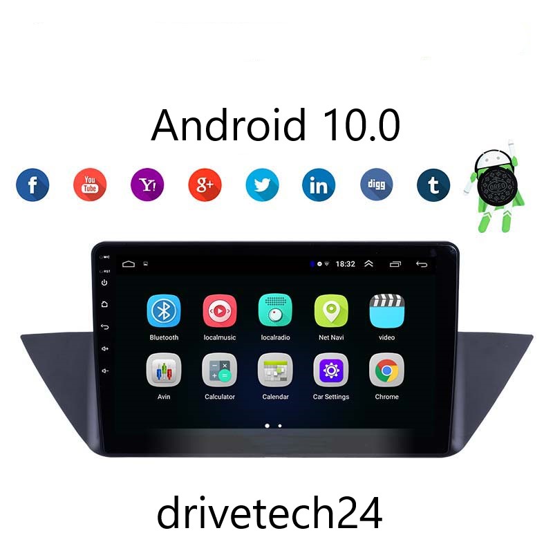 10" Android 13 Autoradio GPS Navi Wifi BT MP5 FM USB für BMW X1 E84 2009-2012