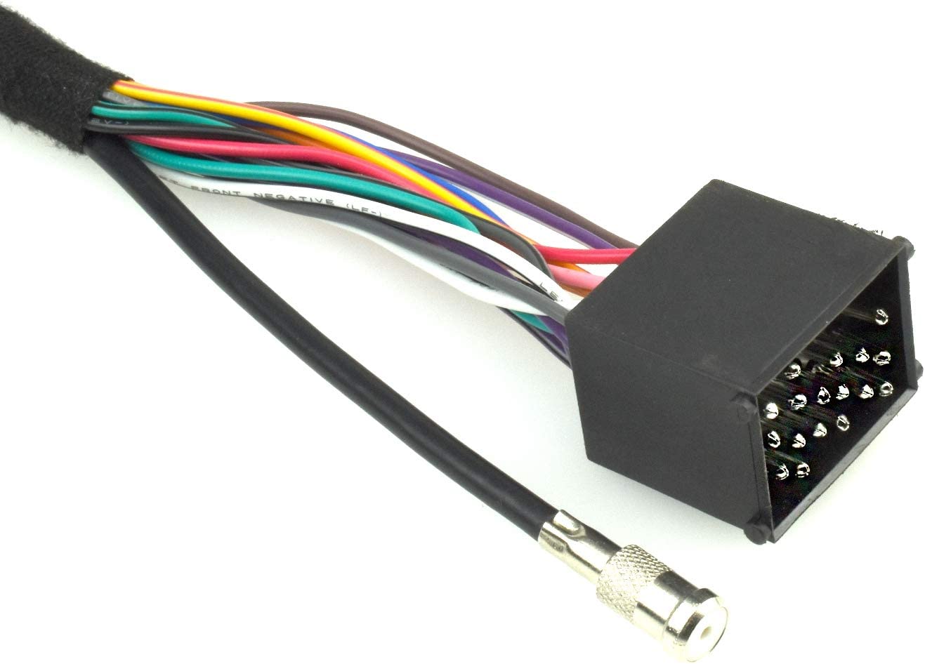 Quadlock Verlängerungskabel 6,5m kompatibel mit BMW 3 E46, 5 E39, X5 E53 (inkl. Antennenverlängerung auf DIN, I-Bus und Antennenremoteleitung) | Anschlussstecker: Quadlock / 40pin