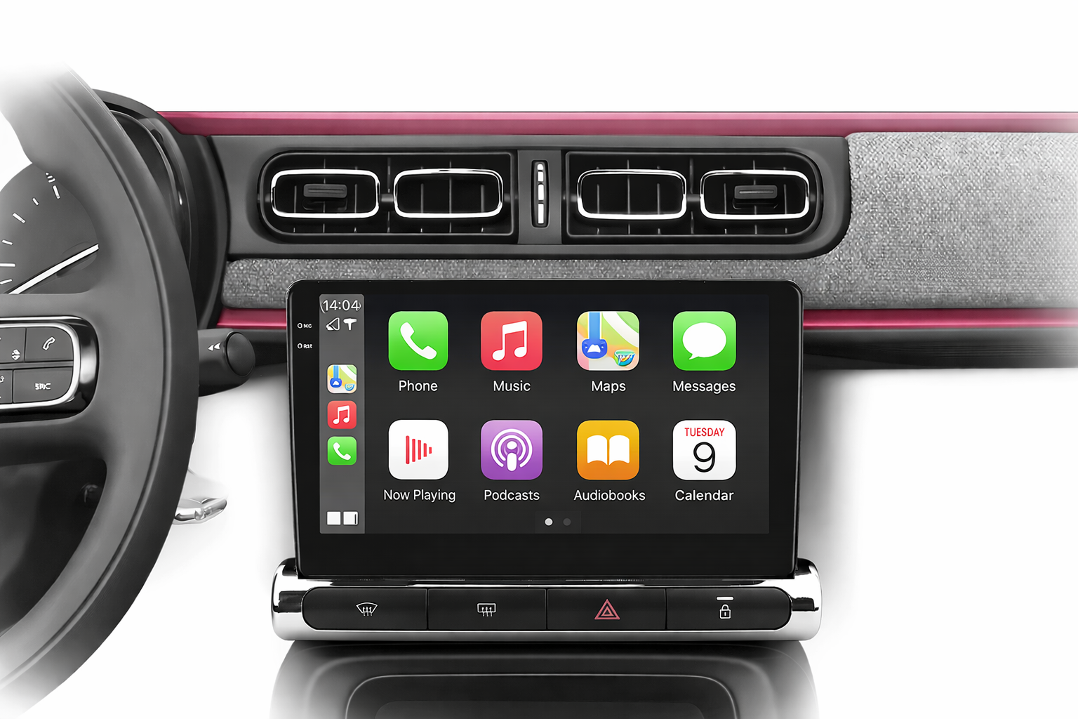 Für Citroen C3 2016-2023. 9 zoll android 15 Autoradio GPS Navi Wifi 128GB ROM 8GB RAM Qualcomm 8-Core Drahtlos Carplay und Android Auto RDS Bluetooth 