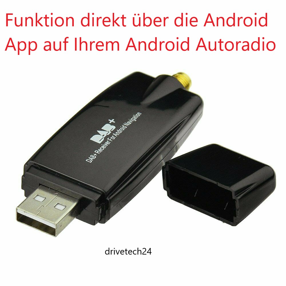 RECEIVER Empfänger ANTENNE ADAPTER STICK FÜR ANDROID AUTORADIO KFZ AUTO USB DAB 