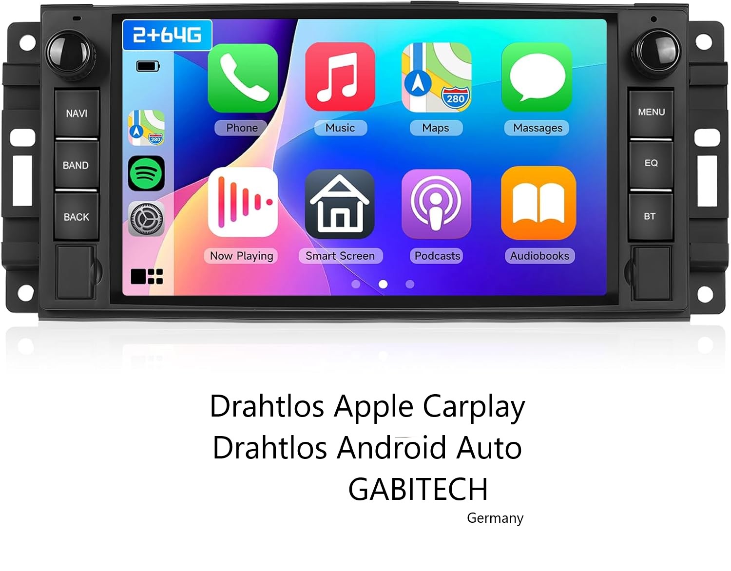Für Jeep Chevrolet Chrysler Dodge 7 Zoll  Android 13 Autoradio GPS Navi 3D  RDS BT Drahtlos Carplay und Android Auto