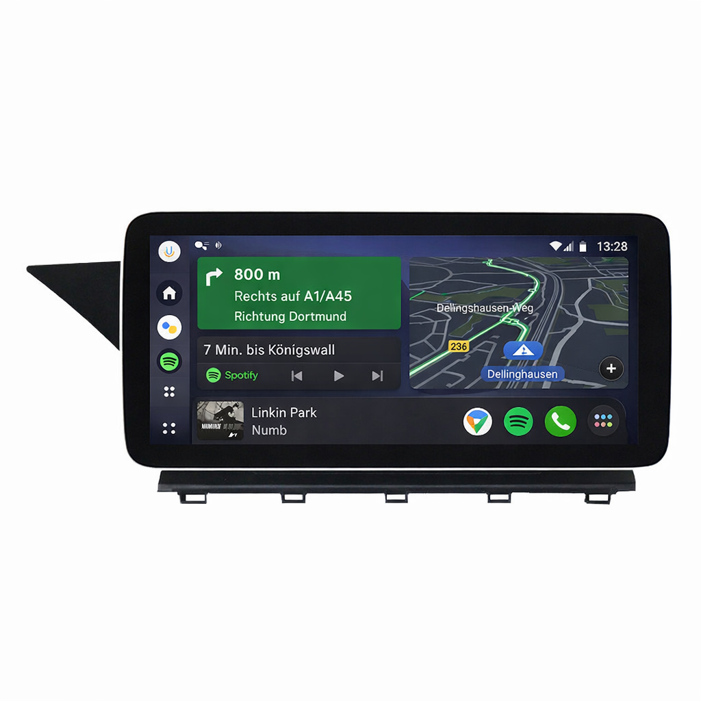 Für MERCEDES BENZ GLK Klasse x204 2013-2015 NTG 4.5. 10.3"  Qualcomm Android 14 Autoradio GPS Navi Drahtlos Carplay und Android Auto.
