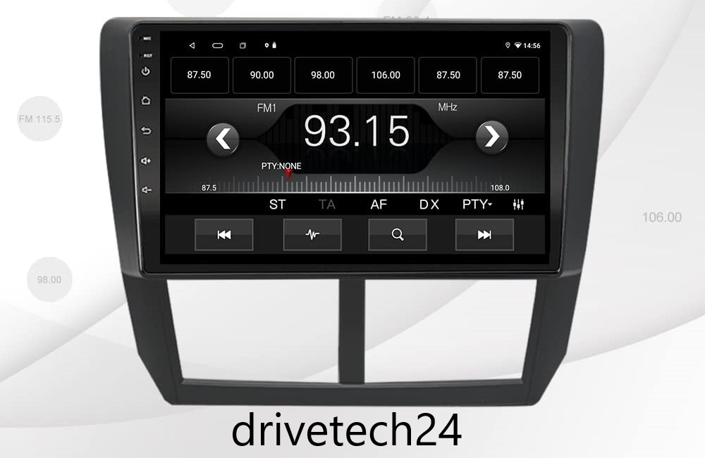 9 Zoll Android 11 Autoradio GPS Navi Für Subaru Forester / impreza 2007-2013 Carplay 4GB RAM 64GB ROM RDS Octa-Core