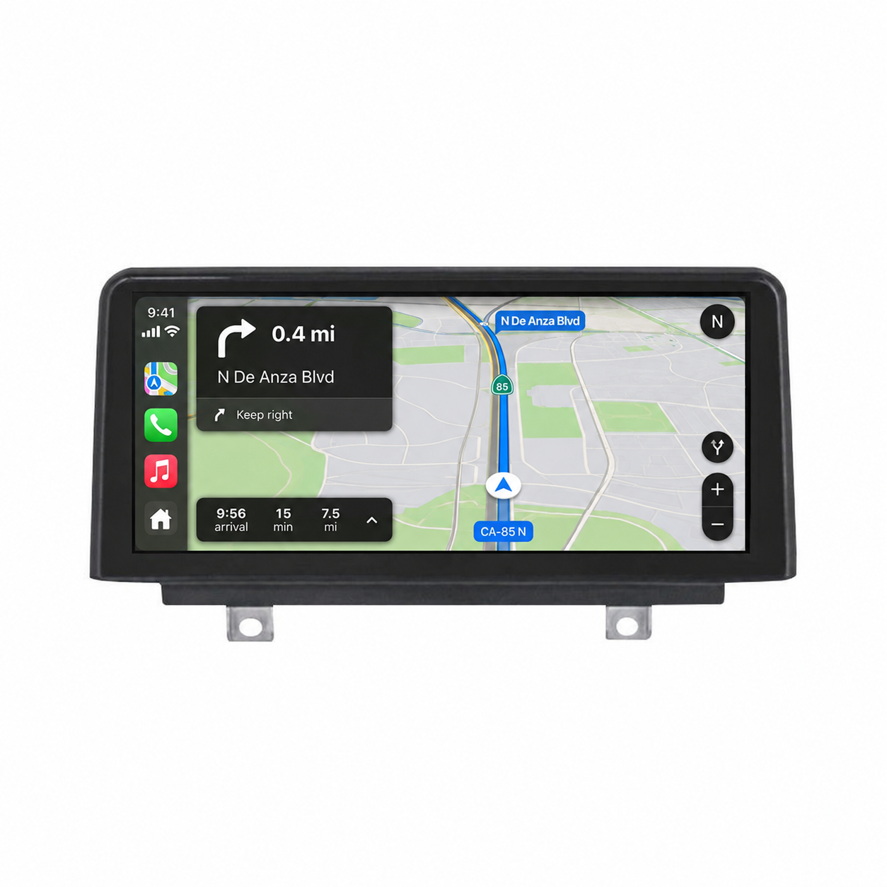 QLED Linux Bildschirm Kabelloses CarPlay und Android Auto Autoradio Für BMW 3er 4er F30/F31 F34 F32 F33 F36 NBT System Autoradio Stereo Multimedia-Player mit BT GPS-Navigation Copy