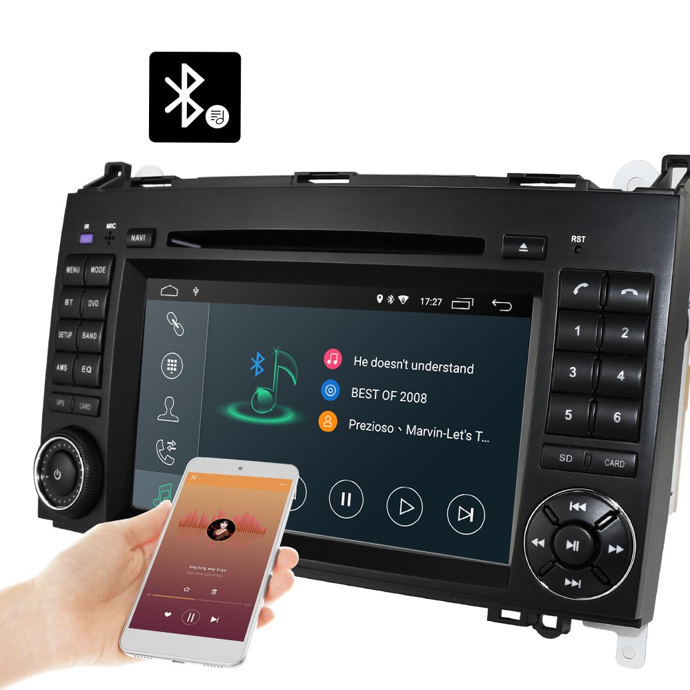 Android10 Autoradio GPS Navi DVD Für Mercedes Benz A / B Klasse W169  Viano  Sprinter, Vito, Viano, VW Crafter  USB RDS
