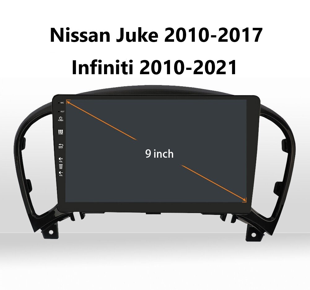 Nissan Juke / Infiniti ESQ Android 11 Autoradio 9"GPS Navi Carplay USB FM 64GB ROM 4GB RAM RDS