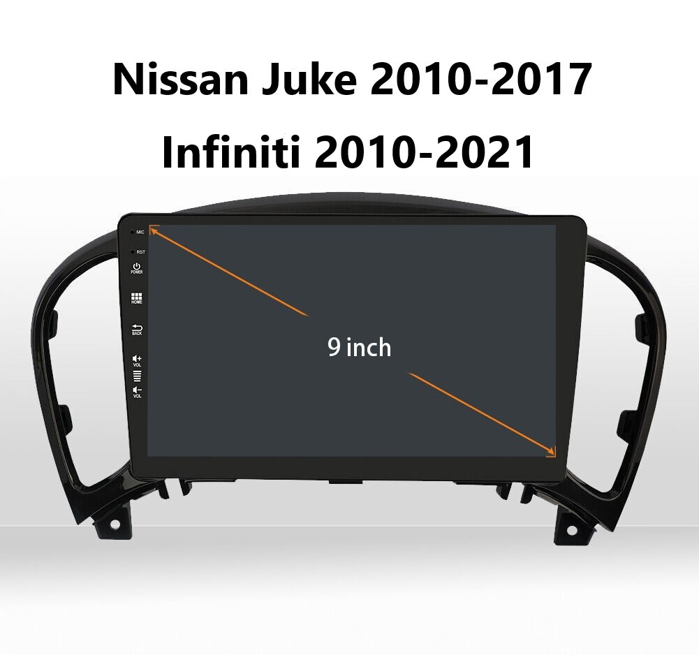 Nissan Juke / Infiniti ESQ Android 11 Autoradio 9"GPS Navi Carplay USB FM 64GB ROM 4GB RAM RDS Nissan Juke / Infiniti ESQ Android 11 Autoradio 9"GPS Navi Carplay USB FM 64GB ROM 4GB RAM RDS