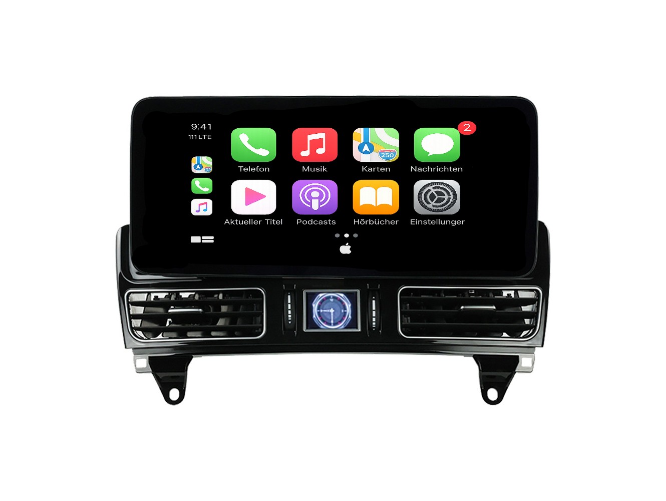 Für MERCEDES BENZ ML W166 / GL X166  2012-2016. 12.3" Android 14 Autoradio GPS NAVI NTG4.5 8GB RAM Octa-Core.  Drahtlos Carplay und Android Auto
