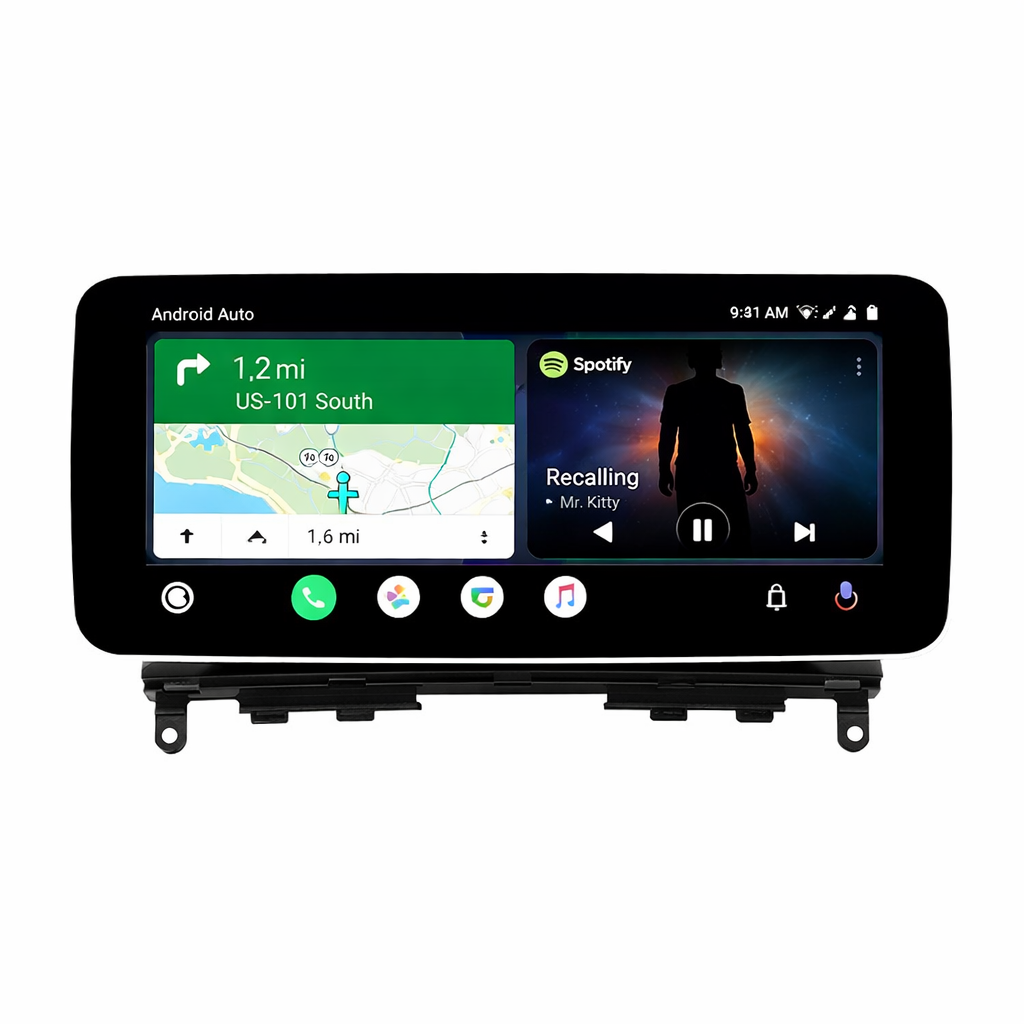Für MERCEDES BENZ C klasse W204 NTG4.0 2007-2010. Qualcomm 12.3" Android 14 Autoradio GPS Navi Drahtlos Carplay und Android Auto. 8GB RAM 128GB ROM