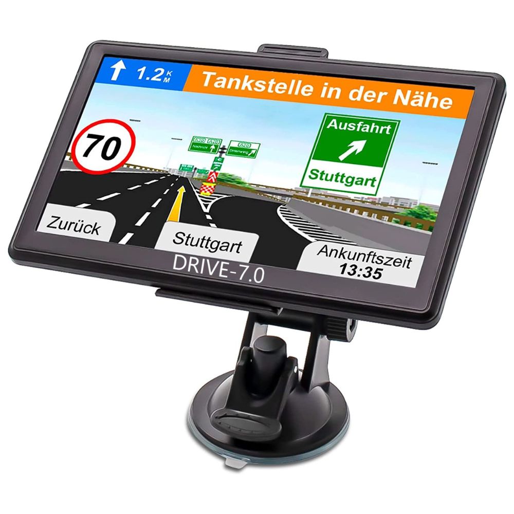 7 Zoll GPS Navigationsgerät DRIVE 7.0  mit TMC für LKW, PKW, Wohnmobil,Bus, kostenlose Updates