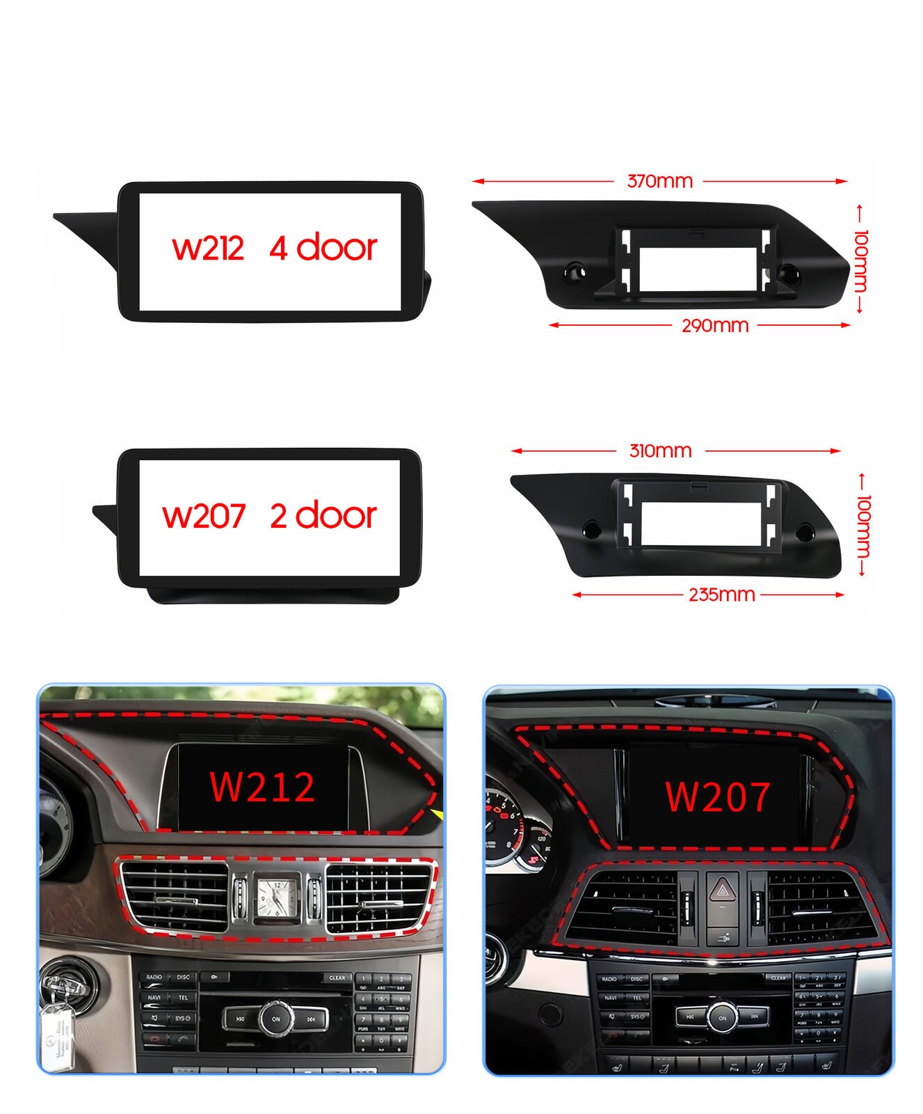 Für MERCEDES BENZ E-Klasse W212 S212 2015 -2016 NTG 5.0. 10.3" Android 14 Autoradio GPS Navi Drahtlos Carplay und Android Auto. 8GB RAM Octa-Core
