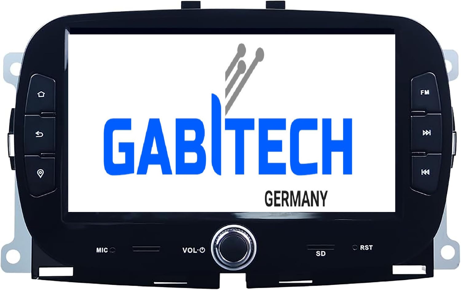 für Fiat 500/500C/500S/500E (2016-2019) Drahtlos CARPLAY und ANDROID AUTO  7" Android 15 Autoradio GPS NAVI 6GB RAM Octa-Core CPU