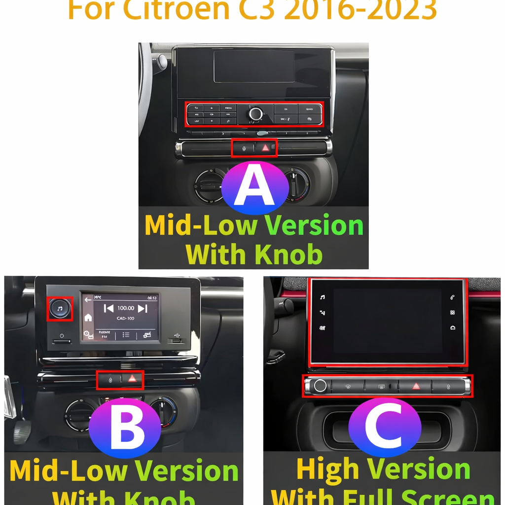 Für Citroen C3 2016-2023. 9 zoll android 15 Autoradio GPS Navi Wifi 128GB ROM 8GB RAM Qualcomm 8-Core Drahtlos Carplay und Android Auto RDS Bluetooth