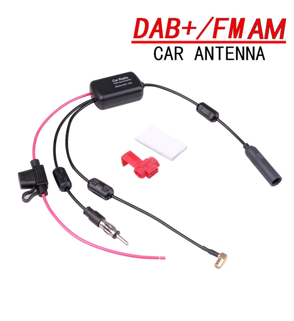 Universal DAB+ KFZ Splitter Adapter Antennen Antennenverstärker DAB Frequenzweiche 