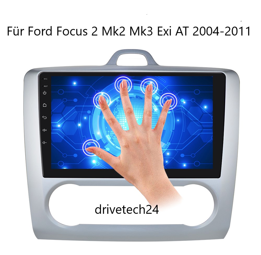 9 zoll   Android 10 Autoradio GPS Navigation Für Ford Focus 2 MK2 MK3 Exi AT  2004-2011 Model
