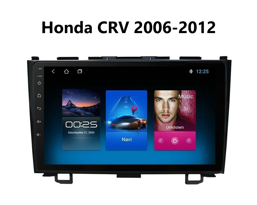 Honda CRV 2006-2012 Android 11 Autoradio 9" Touchscreen Bluetooth GPS 3D Navi FM