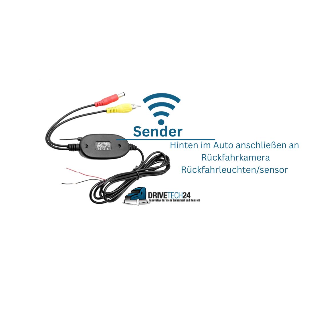 Funk-Kamera Sender für  Navigationsgeräte und Autoradio
