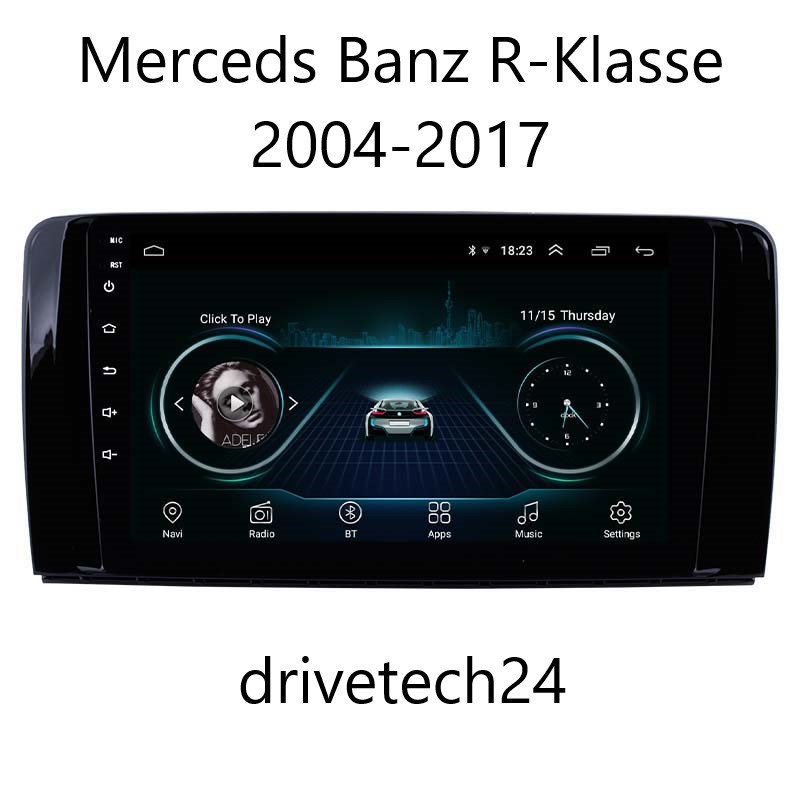 9 zoll Android 10 Autoradio GPS Navi Wifi für Mercedes Benz R-Klasse 2004-2017