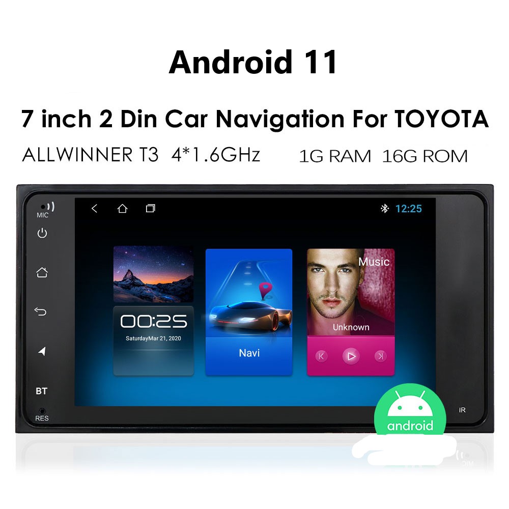 7" Autoradio GPS NAVIGATION Android 10  für TOYOTA COROLLA EX RAV4 VIOS VITZ HILUX