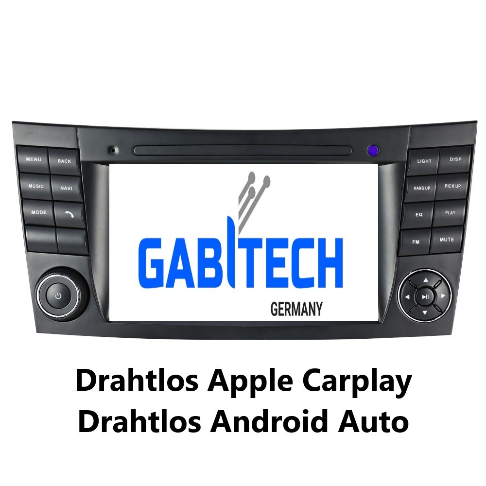 für Mercedes Benz  W211 CLS CLK G  W219 W463 Drahtlos CARPLAY  7" Android 15 Autoradio GPS NAVI 8GB RAM Octa-Core CPU