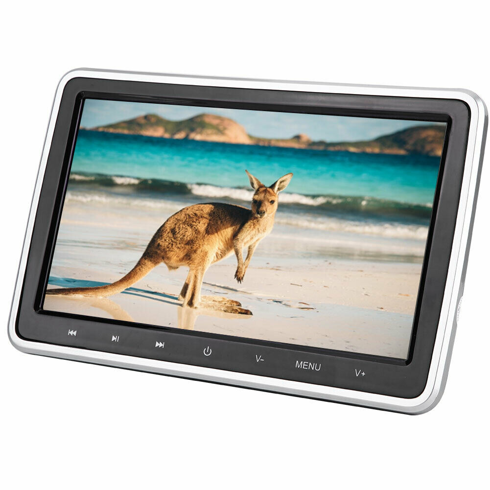 10" HD Monitor für Auto Kopfstützen mit DVD player, USB, SD, Spiele, Gamepad