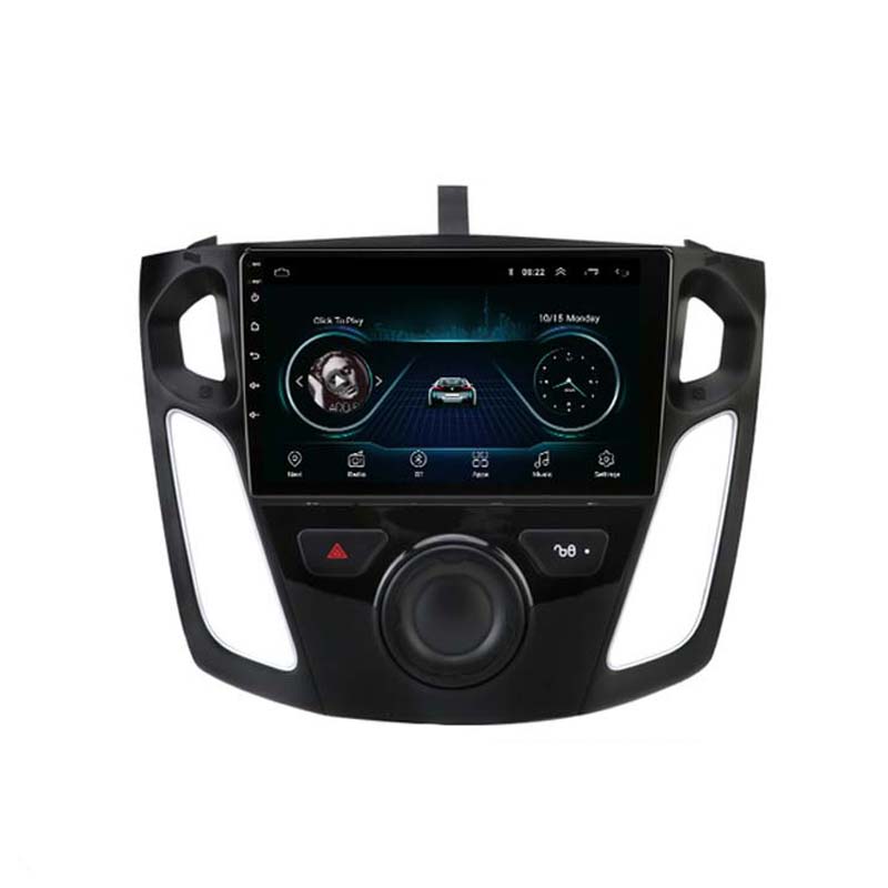 Ford Focus Android 10 Autoradio 9" Touchscreen BT GPS Navi Carplay RDS DSP 64GB