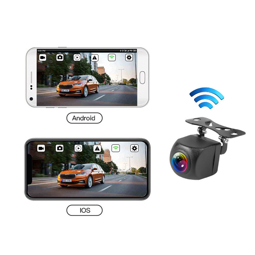 kabellos Rückfahrkamera 170° Winkel Auto Nachtsicht wasserdichte für ISO Iphone und Android System