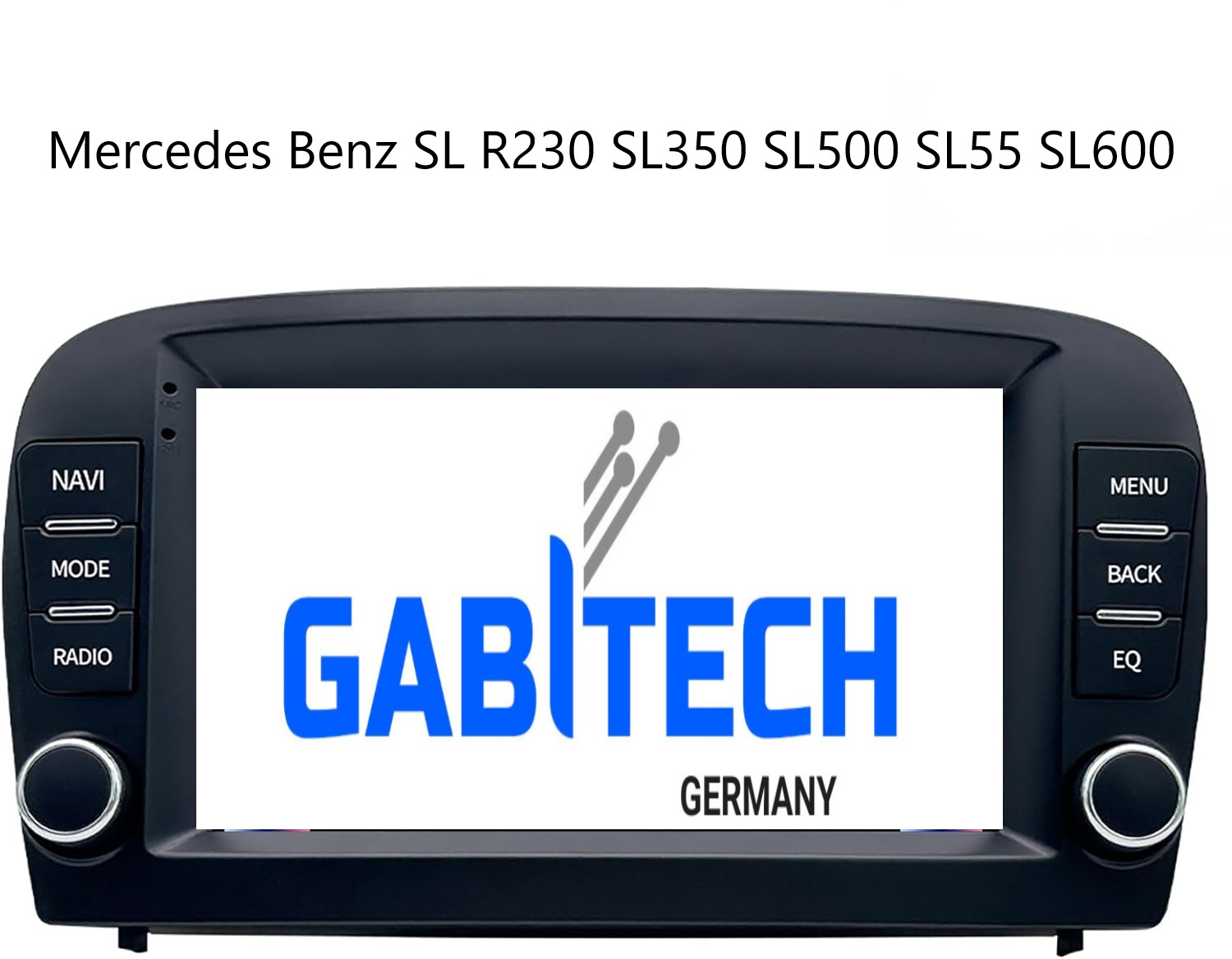 Für Mercedes Benz SL R230 SL350 SL500 SL55 SL600 SL65. 7 Zoll Android 14 Autoradio Octa Core  GPS Navigation Drahtlos Carplay/Android Auto