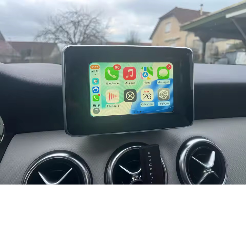Apple CarPlay & Android Auto Einbau Für Mercedes Benz inkl. Material – Original Display (NTG 4.0 bis NTG 5.5 System)