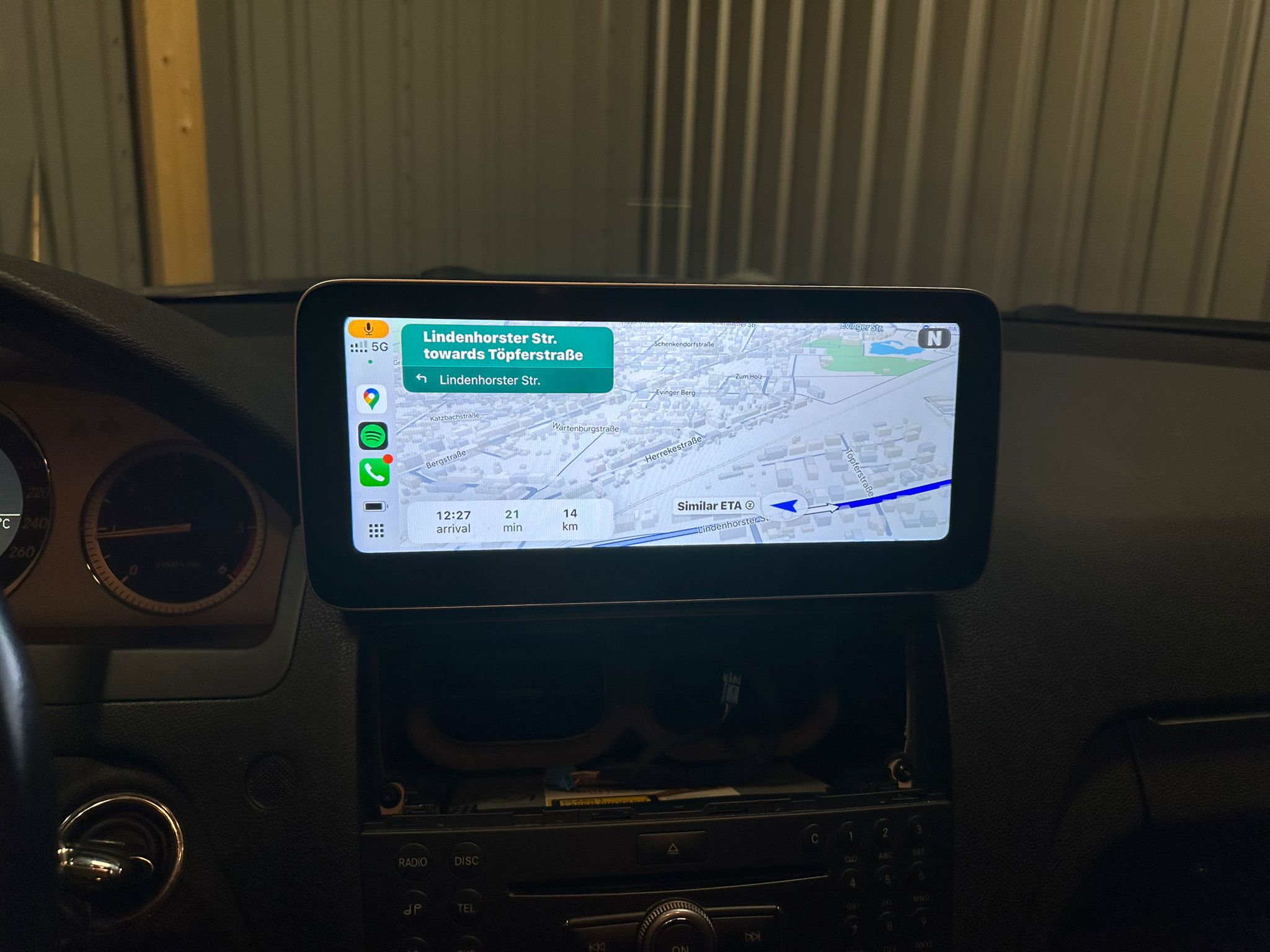 Für MERCEDES BENZ C klasse W204 NTG4.0 2007-2010. Qualcomm 12.3" Android 14 Autoradio GPS Navi Drahtlos Carplay und Android Auto. 8GB RAM 128GB ROM